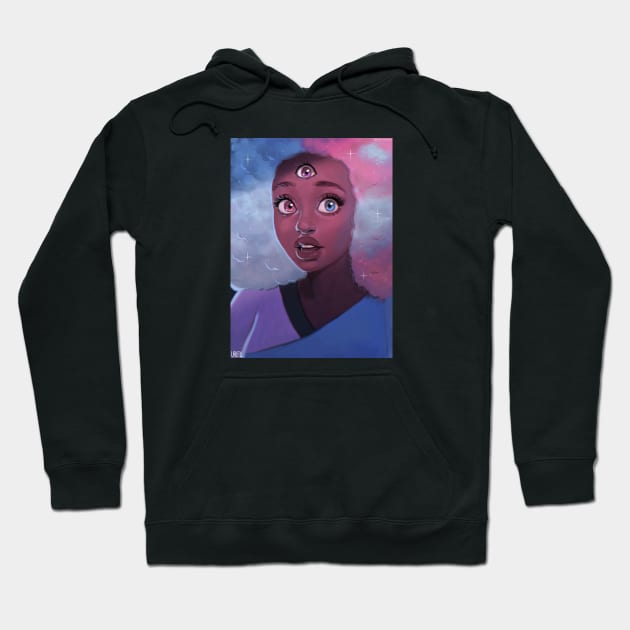 Cotton Candy Garnet Hoodie by VactuART